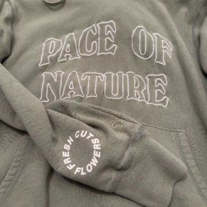 Fresh Cut Flowers Green Hoodie